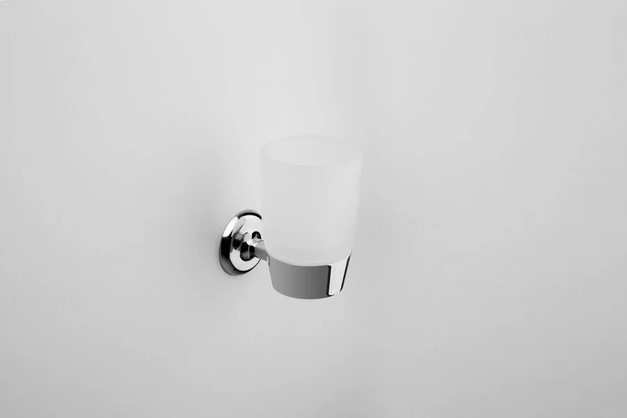 Стакан стеклянный AM.PM Like с настенным держателем A8034300 (детальная фотография), настенные