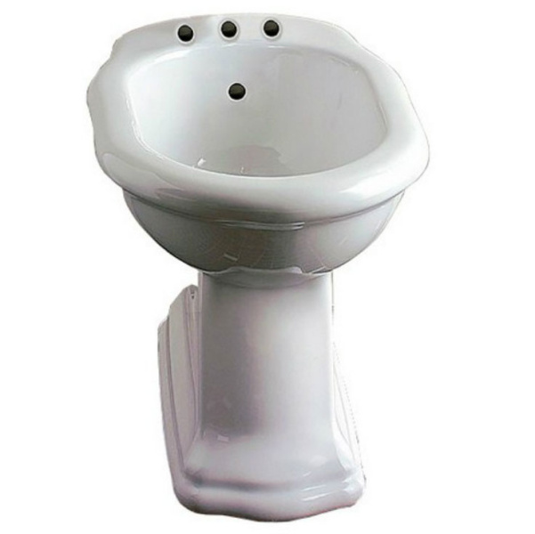 Биде напольное Devon & Devon New Etoile белое на 3 отверстия IBBID3FNET (детальная фотография)