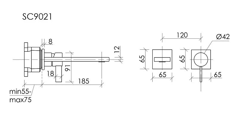Смеситель для раковины Sancos Linn брашированное золото SC9021BG (детальная фотография), для раковины