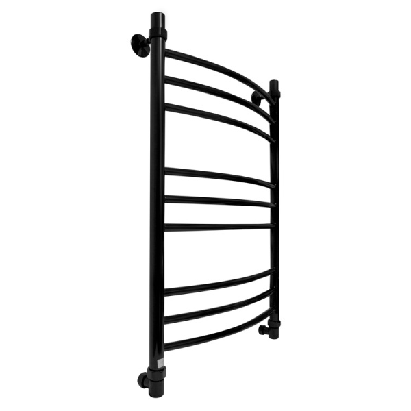 Полотенцесушитель водяной Energy Prestige 50x80 см черный матовый EWTR0PRES08050R905M (детальная фотография), современные, hi-tech