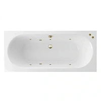 Ванна гидромассажная Excellent Oceana Soft 160 x 75 см, белый/бронза, WAEX.OCE16.SOFT.BR