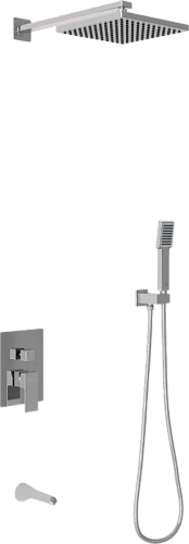 Душевой комплект BERGES Ventas хром сильвер - фото 1