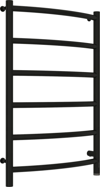 Полотенцесушитель электрический Сунержа Галант 4.0 50х80 см черный матовый 31-0831-8050 (детальная фотография)