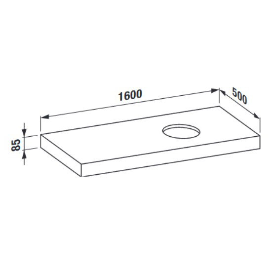 Схема (детальная фотография), накладные (на столешницу)