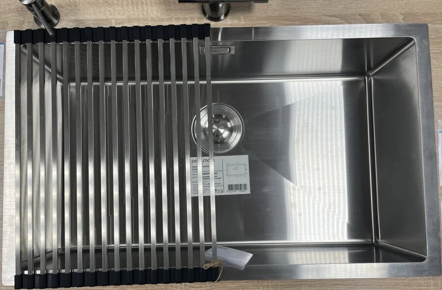 Ролл-мат для кухонных моек Paulmark R405 40.5 см нержавеющая сталь (детальная фотография), в наличии index_2