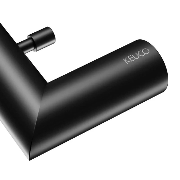 Полотенцедержатель Keuco Reva черный матовый 12801370800 (детальная фотография), металлические index_1