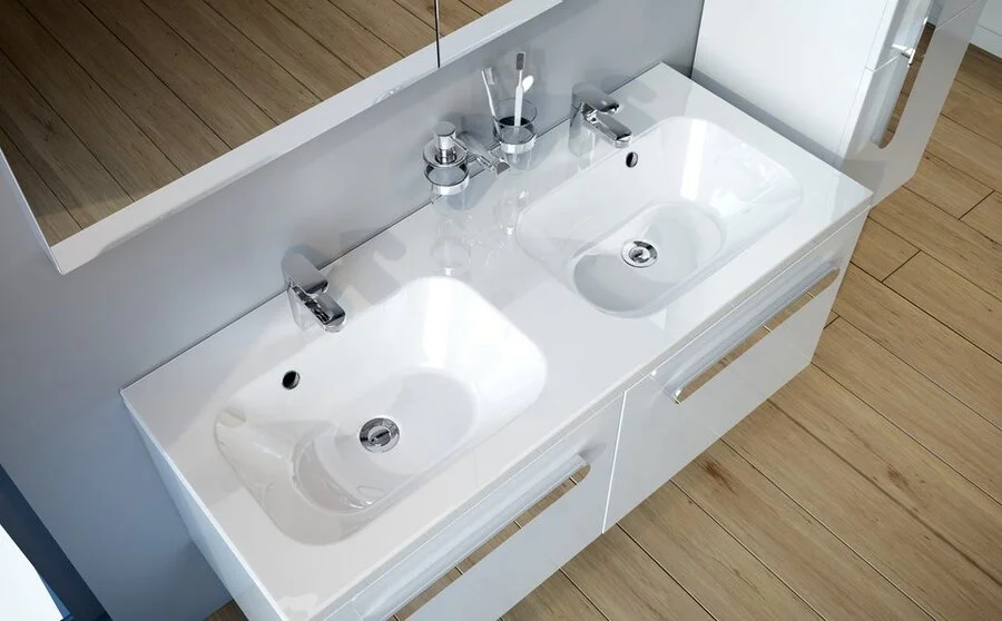 Тумба для раковины Ravak Chrome 1200 (детальная фотография), современная, hi-tech
