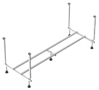 Каркас для ванны Jacob Delafon Ove 170х70 см серый