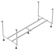 Каркас для ванны Jacob Delafon Ove 170х70 см серый