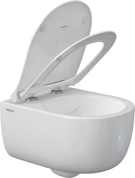 Унитаз с инсталляцией BERGES Novum кнопка D5 черная 047235 (детальная фотография), с инсталляцией index_2