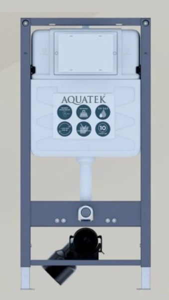 Инсталляция для унитаза Акватек Pneumo S50 пневматическое управление INSP-0000001 (детальная фотография), для унитаза