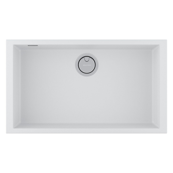 Мойка для кухни Paulmark Neo classic 76 см белая матовая PM967644-WH (детальная фотография)