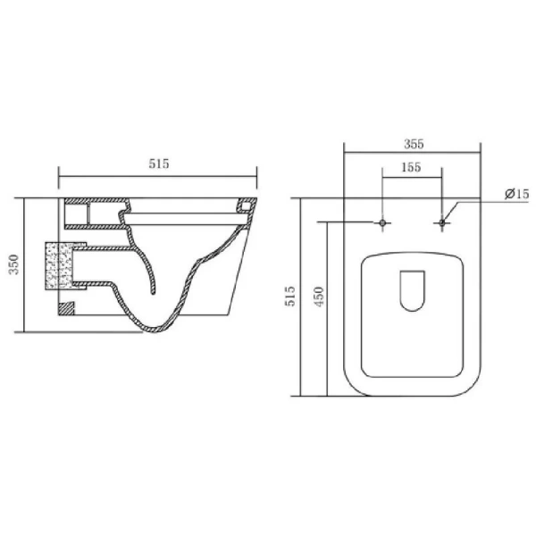 Унитаз с инсталляцией Акватек Либра с сиденьем микролифт Set AQUATEK ЛИБРА (детальная фотография), по запросу