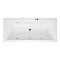 Ванна гидромассажная Excellent Heaven Slim Soft 180 x 80 см, белый/бронза, WAEX.HEV18S.SOFT.BR