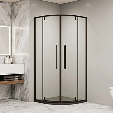 Душевой уголок RGW Stilvoll SV-53B 80х80 см профиль черный
