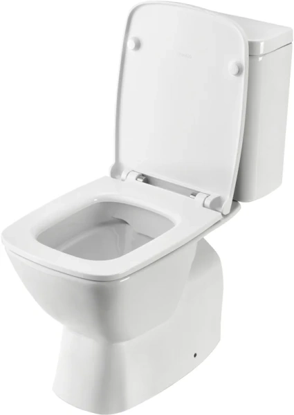 Унитаз компакт Santek Нео с крышкой дюропласт 1WH302418 (детальная фотография), современные, hi-tech, прямоугольные index_1