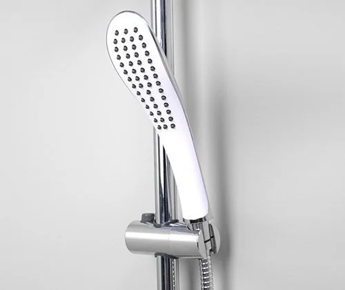 Душевая стойка WasserKRAFT хром A045 (детальная фотография), настенные