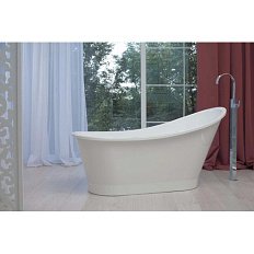 Ванна из литьевого мрамора, цвет белый, Romance Collections Artemida