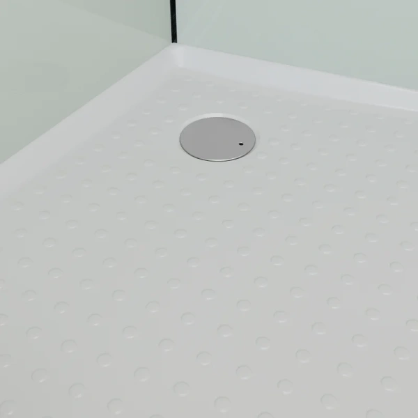 Душевая кабина RGW Andaman AN-208B 100x100 см профиль чёрный 381320800-14 (детальная фотография), со стеклянными задними стенками