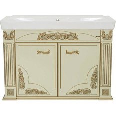 Тумба для раковины, цвет бежевый, Misty Барокко