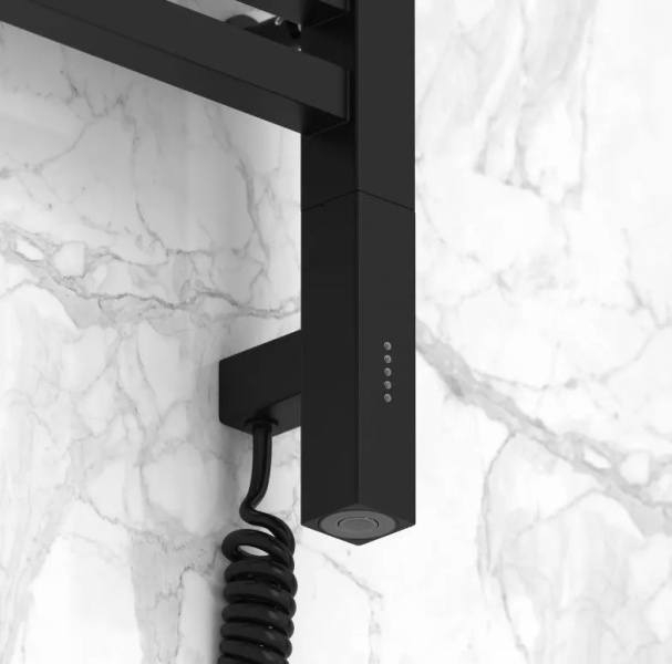 Полотенцесушитель электрический Сунержа Модус 3.0 30x60 см черный матовый 31-5701-6030 (детальная фотография), современные, hi-tech