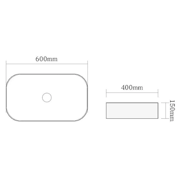Раковина SantiLine 60 см светло-зеленая SL-1017LG (детальная фотография), современные, hi-tech