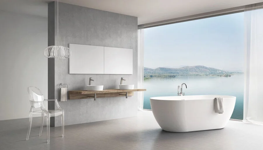 Ванна акриловая Ravak Freedom O XC00100044, 169 x 80 см, отдельностоящая, белая, слив-перелив белый (детальная фотография), 170 см