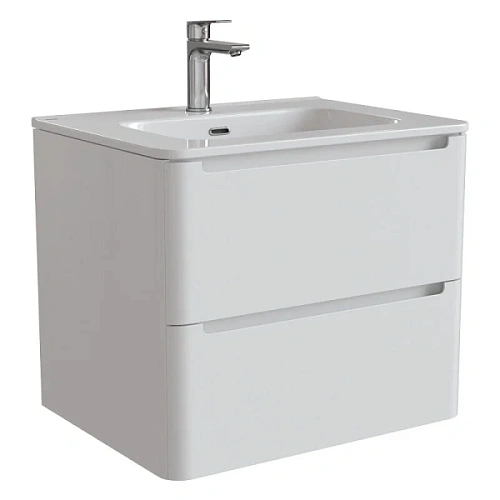 Тумба с раковиной подвесная IDDIS Edifice 60 см белая - фото 1