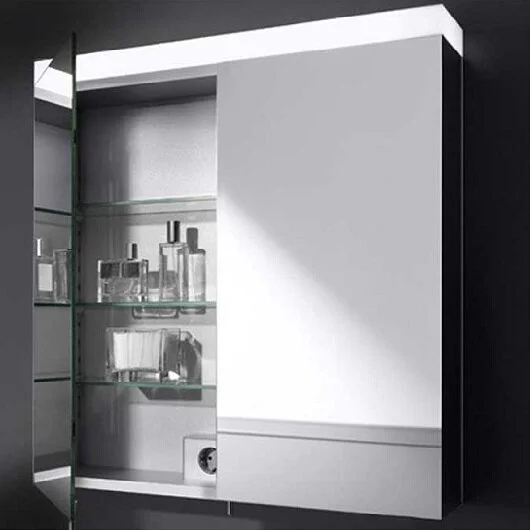 Зеркальный шкаф с подсветкой Keuco Royal Reflex 65 см с двумя распашными дверками 24202 171301 (детальная фотография), 65 см