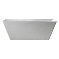 Ванна из искусственного камня Abber Berlin 170x75 см белая