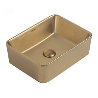 Раковина Abber Rechteck 40,5 см золото матовое