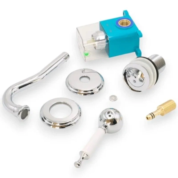 Смеситель для раковины Migliore Oxford хром 19132 (детальная фотография), однорычажные, двухрычажные