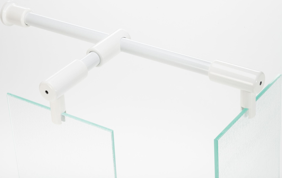 Душевой уголок профиль белый стекло сатин Vegas-glass AFP-Fis NOVO 90*120 01 10 L (детальная фотография), прямоугольные