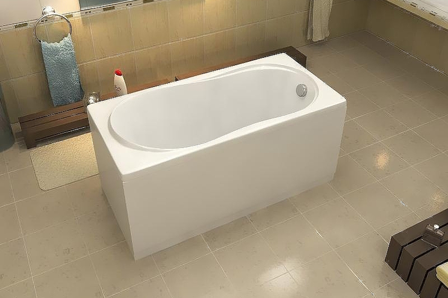 Ванна BAS Тесса 140х70 без гидромассажа  В 00036 (детальная фотография), современныe, hi-tech