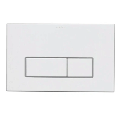 Клавиша смыва Boheme белая матовая - фото 5