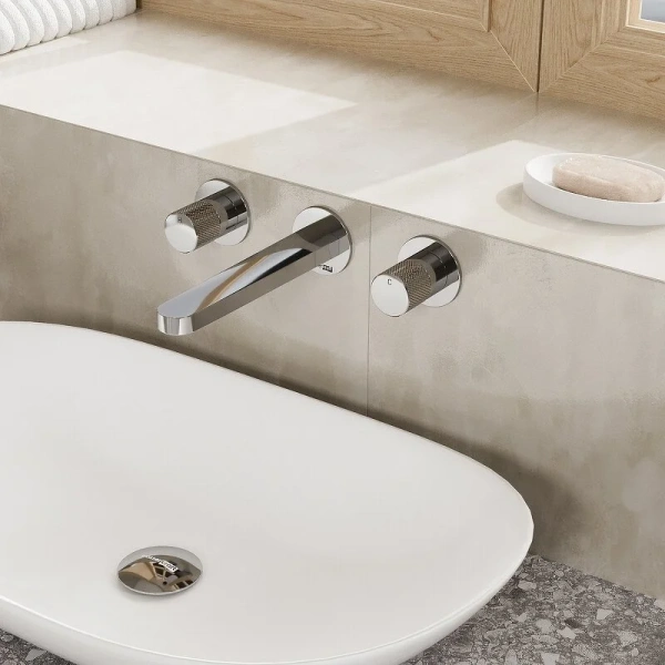 Смеситель для раковины WasserKRAFT Mosel встраиваемый 4645 (детальная фотография), хром