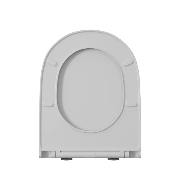 Унитаз подвесной D&K Matrix безободковый DT1396516 (детальная фотография), недорогие, безободковые, сиденье с микролифтом , с антивсплеском