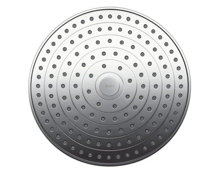 Верхний душ Hansgrohe Raindance Select белый/хром 26466400 (детальная фотография), современные, hi-tech