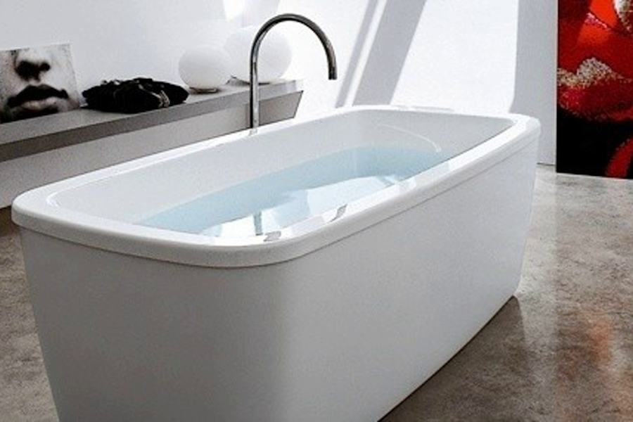 Ванна акриловая Laufen Palomba 180х90 см белая 2.3180.0.000.000.1 (детальная фотография), акриловые