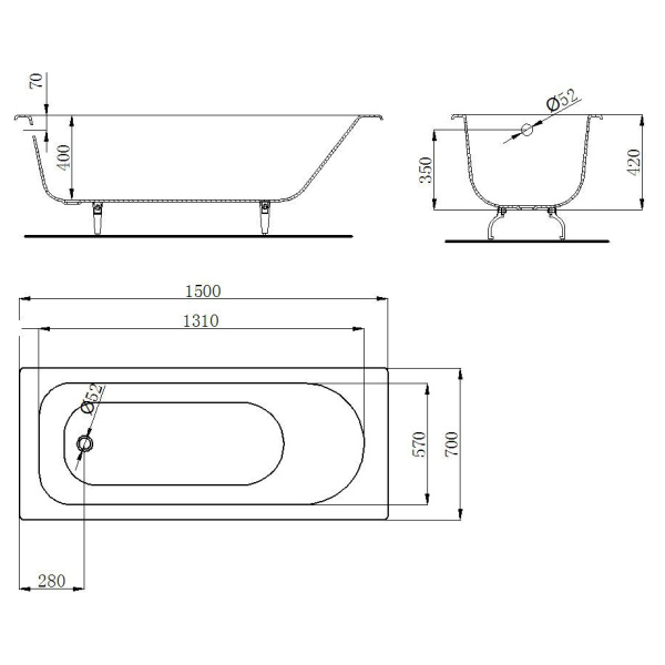 Схема (детальная фотография), чугунные
