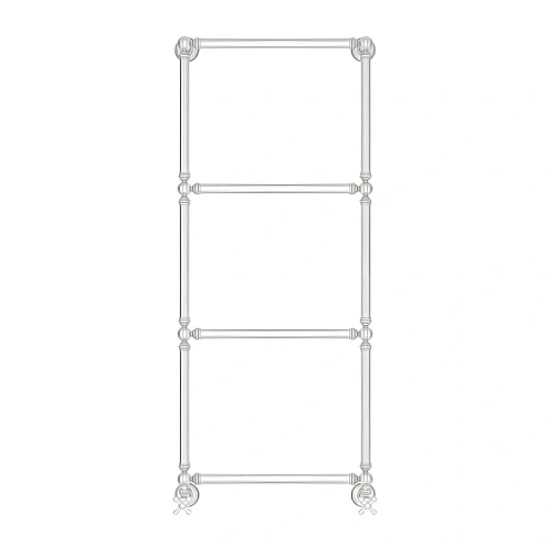 Полотенцесушитель водяной Сунержа Ренессанс 50х126 см сатин - фото 8