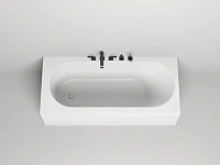 Ванна из искусственного камня Salini Fabia 180x80 см белая глянцевая