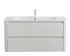 Тумба под раковину подвесная Cezares Relax 100 см Bianco Lucido