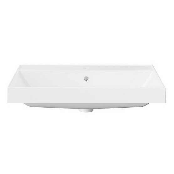 Раковина Kerama Marazzi Cubo 70 см с крепежом CU.wb.70 (детальная фотография), современные, hi-tech