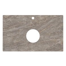 Столешница для накладных раковин Kerama Marazzi Plaza Classic 80 см Парнас пепельный лаппатированный