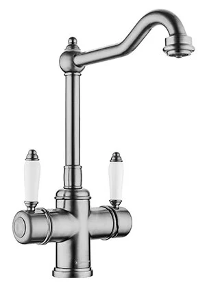 Смеситель для кухни Omoikiri Tottori-SI античное серебро 4994046 (детальная фотография)