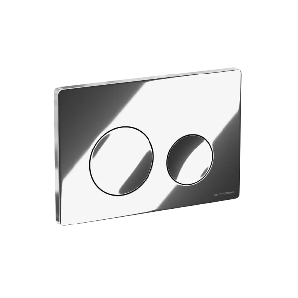 Клавиша смыва Ceramica Nova Balance хром глянцевый CN12-001CH (детальная фотография), в наличии