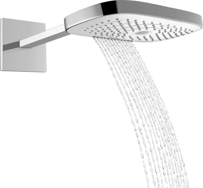 Верхний душ Hansgrohe Raindance Select Е белый/хром 26468400 (детальная фотография), современные, hi-tech
