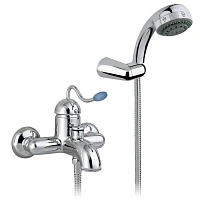 Смеситель для ванны, шлифованный хром, Nicolazzi Signal