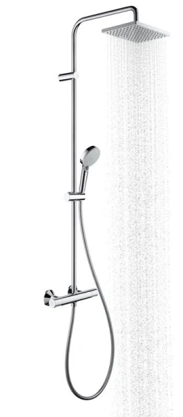 Душевая стойка Hansgrohe Vernis Shape 26286 термостатическая (детальная фотография)
